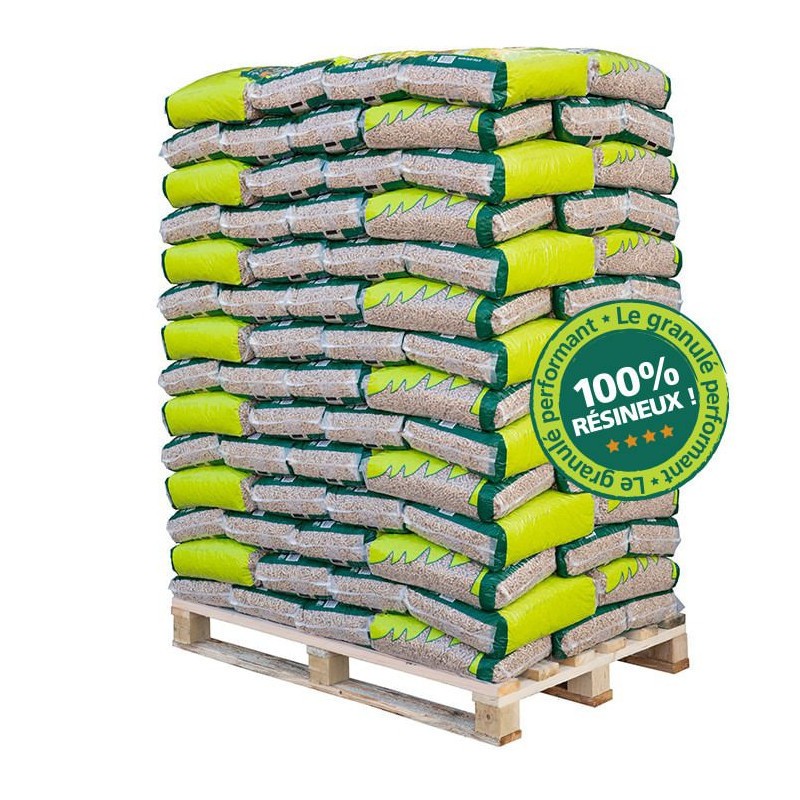 PALLET BOIS D'OR-pellets in zak van 8 kg