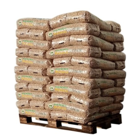 Pellet Bio Energy – Palet De 66 Sacos De 15 Kg