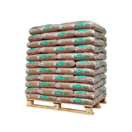 PELLET DE ENERGIA NATURAL - PALETE DE 70 SACOS DE 15 KG